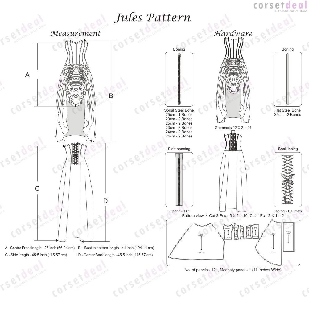 Antonie Steampunk Corset Dresses