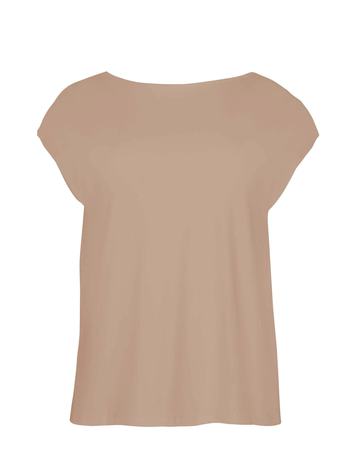 Bamboo Boxy T-Shirt - Caramel