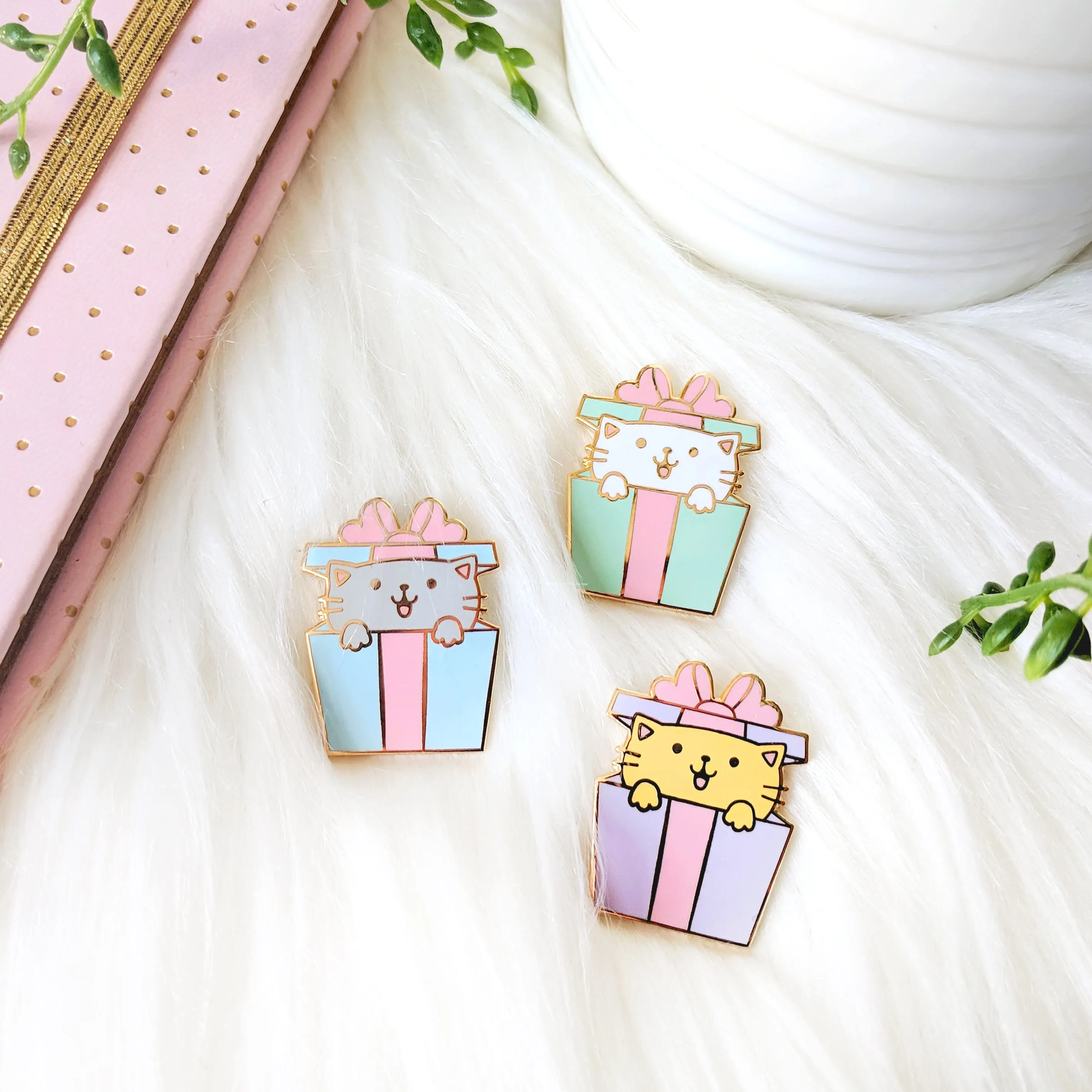 Cat Gifts Enamel Pins