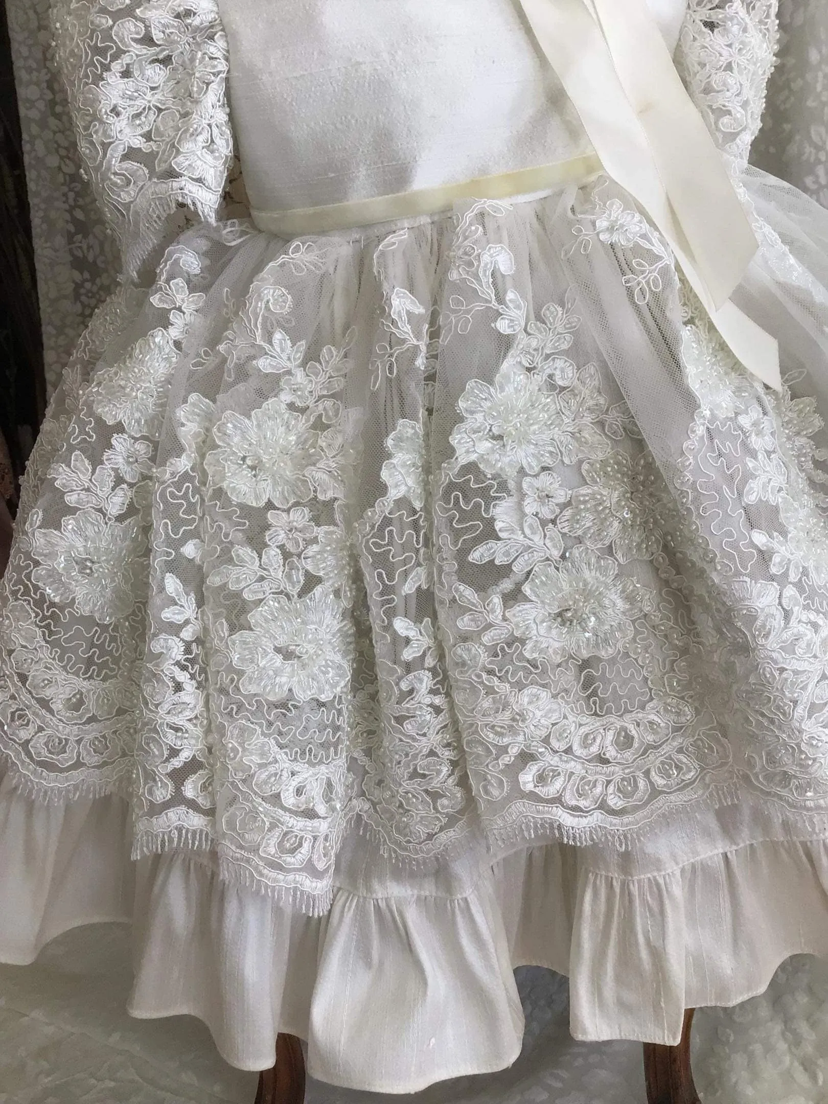 Christening Dress Silk - Dorothy