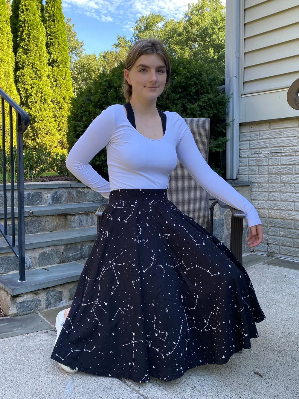 Constellations Glow-In-The-Dark Twirl Skirt