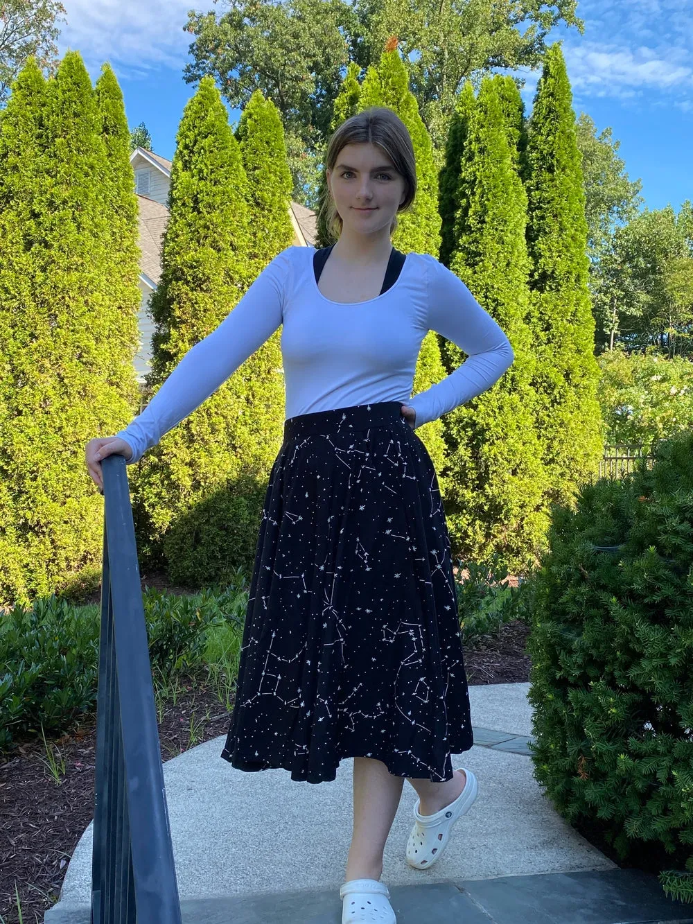 Constellations Glow-In-The-Dark Twirl Skirt