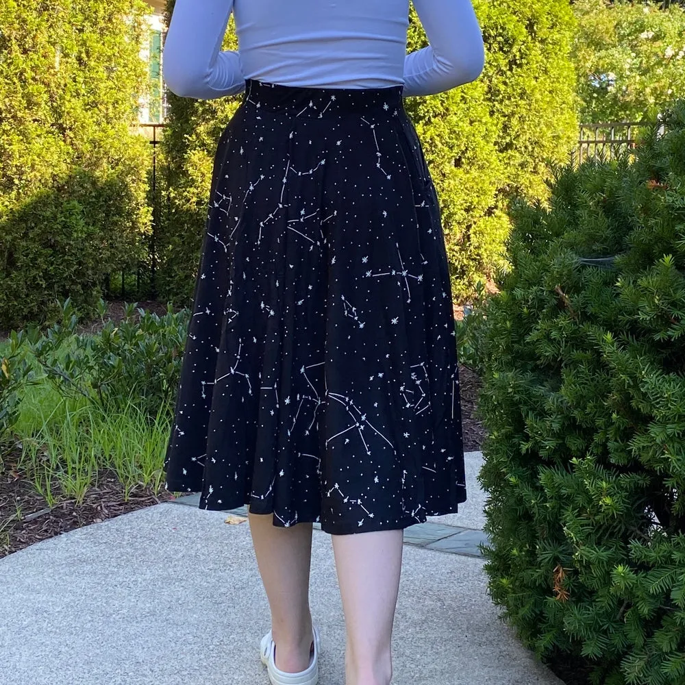 Constellations Glow-In-The-Dark Twirl Skirt