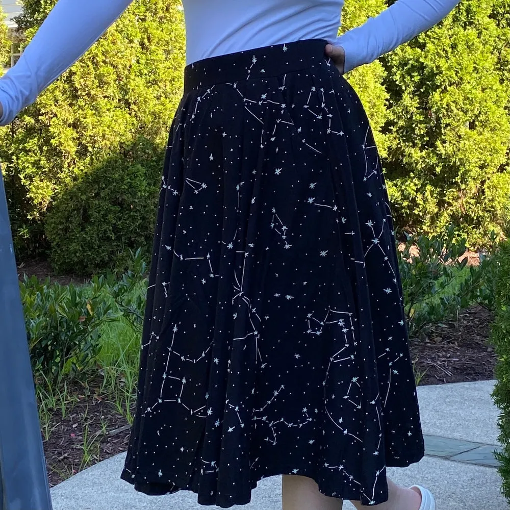Constellations Glow-In-The-Dark Twirl Skirt