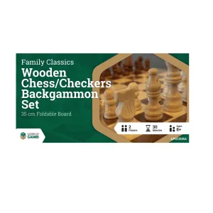 LPG Chess/Checkers/Backgammon 35cm