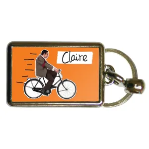 Personalised A Cool Bean Metal Keyring