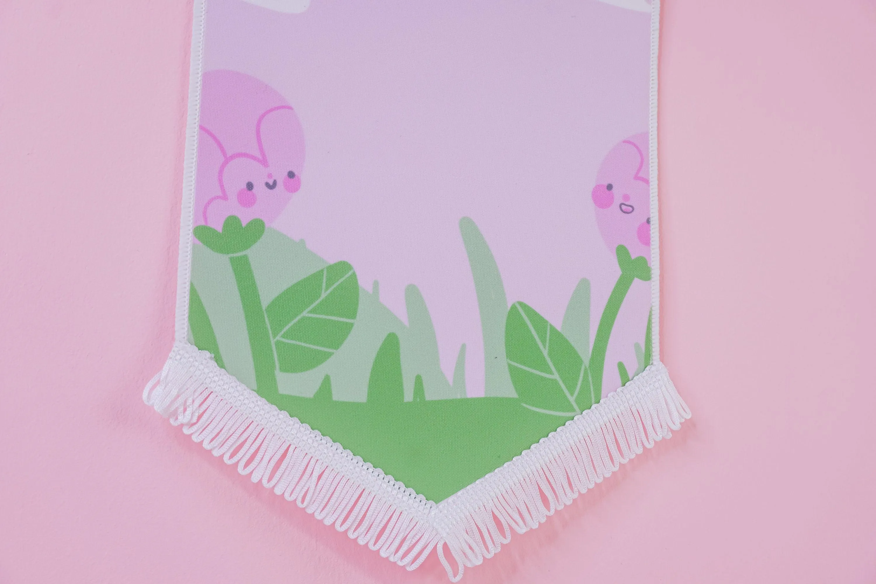 Pink Peony Enamel Pin Banner