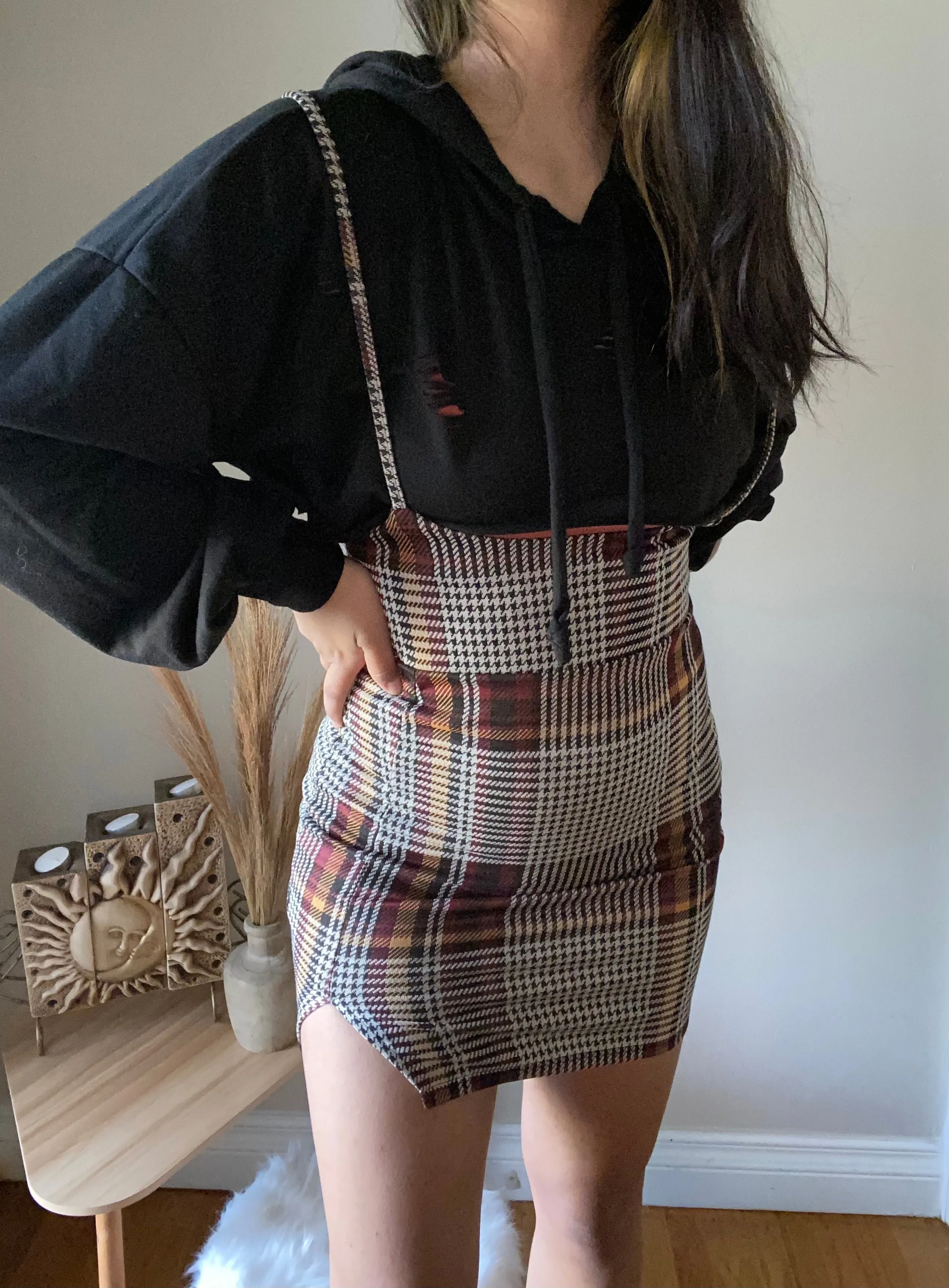 Rose Suspender Skirt