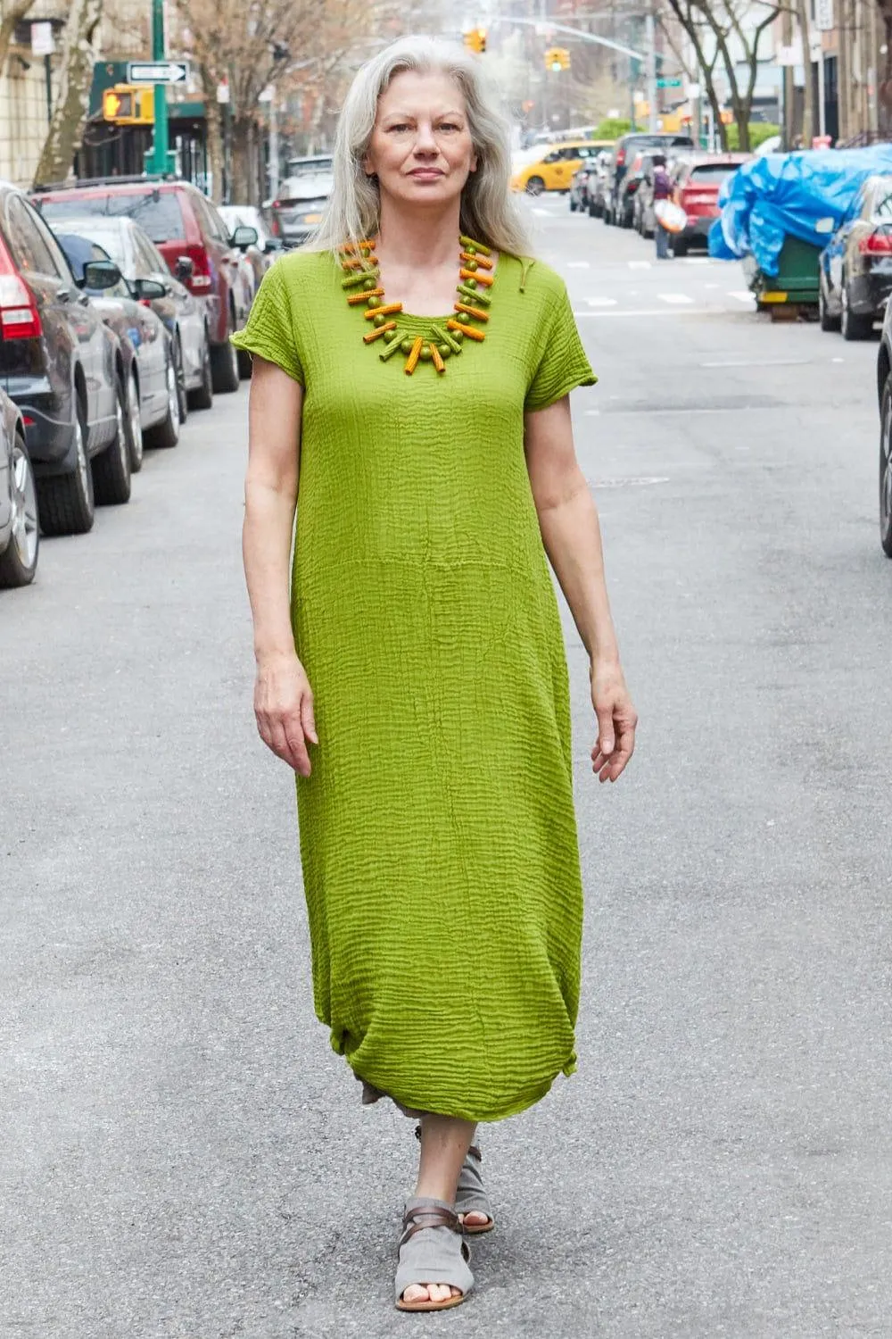 Short Sleeve Cotton Dress