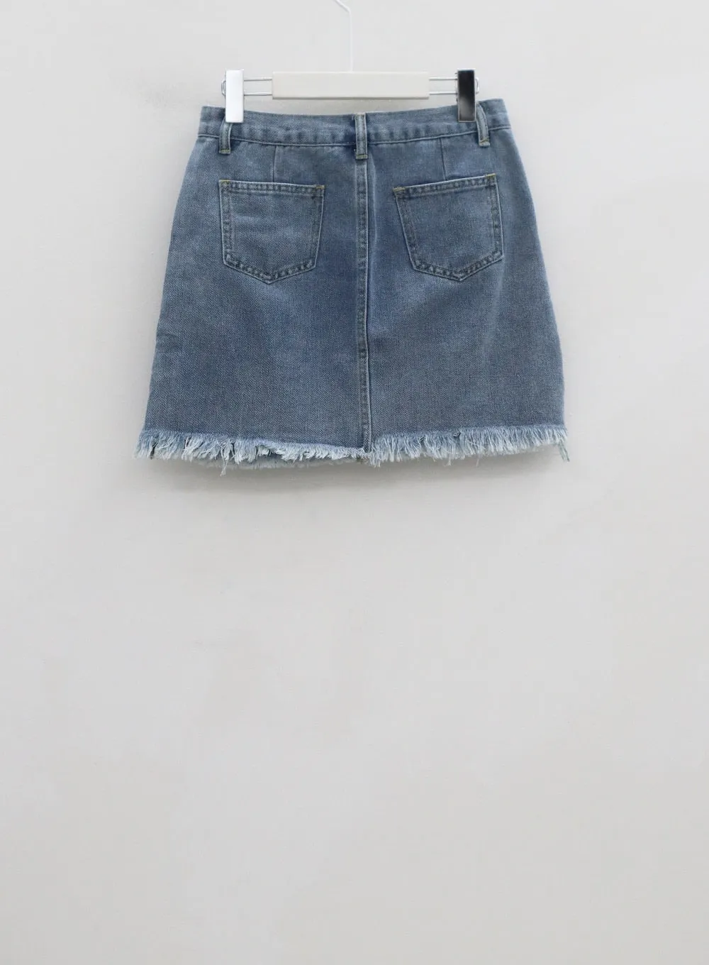 Sienna Damage Jeans Miniskirt CS21
