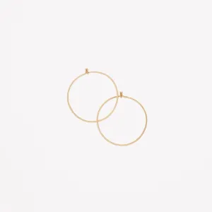 Small Classic 1" Hoop Earrings