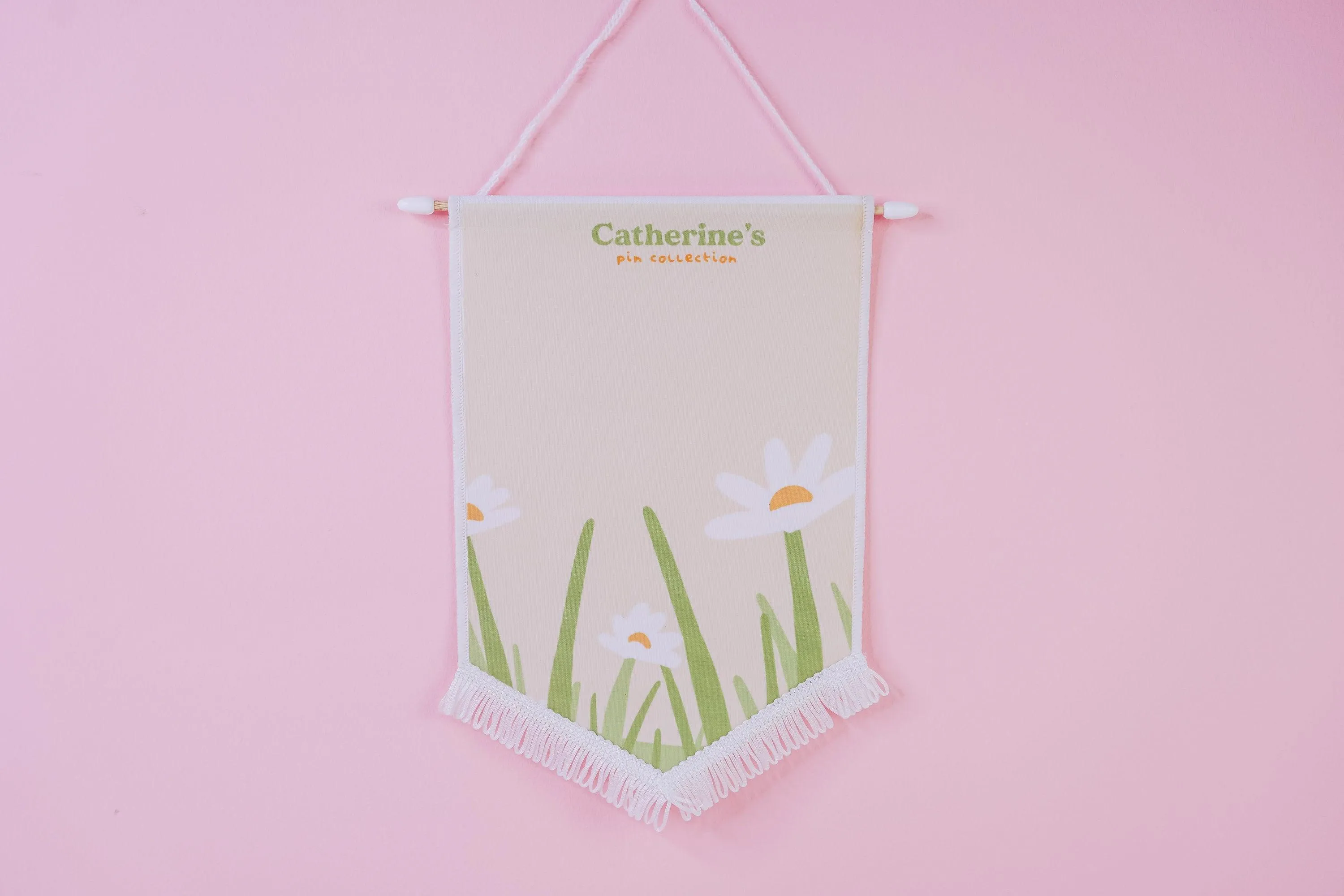 Spring Daisy Pin Banner