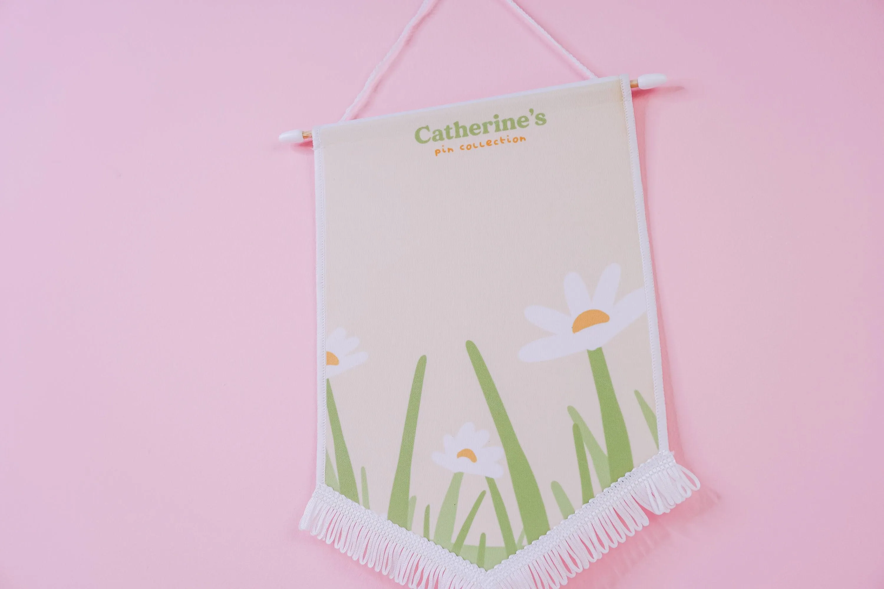 Spring Daisy Pin Banner