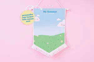 Summer Clouds Pin Banner