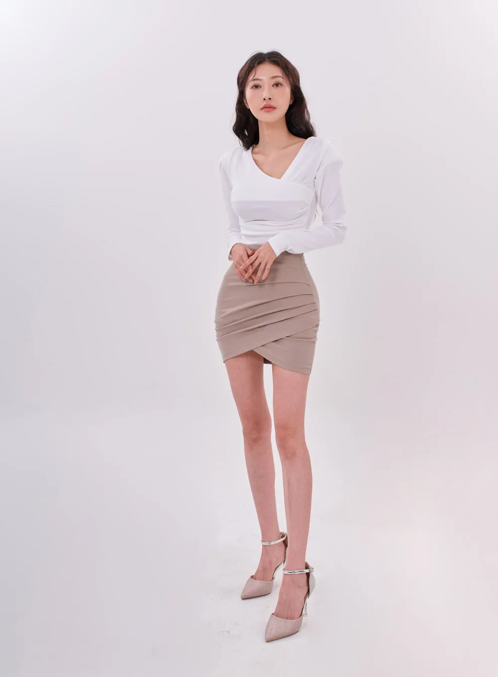 Tulip Wrap Miniskirt IS05